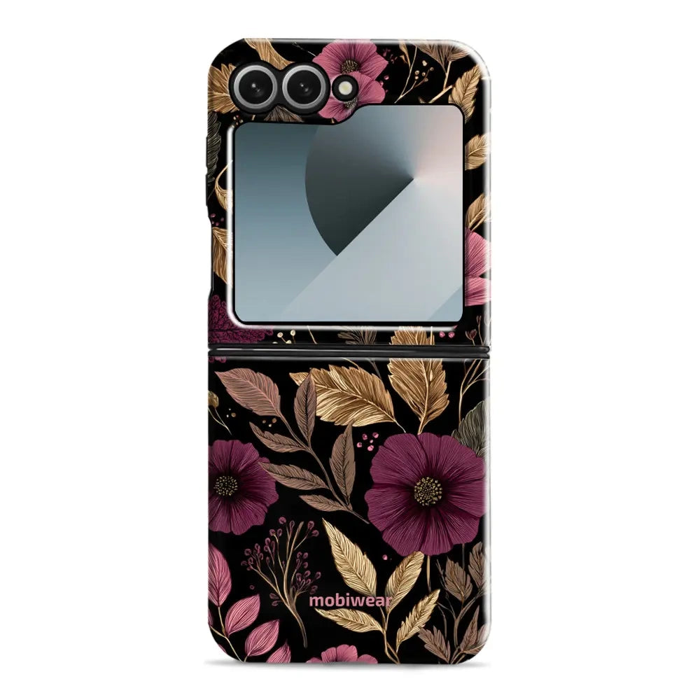 Handyhülle für Galaxy Z Flip6, Mobiwear Elite Pro, Glamour-Herbst