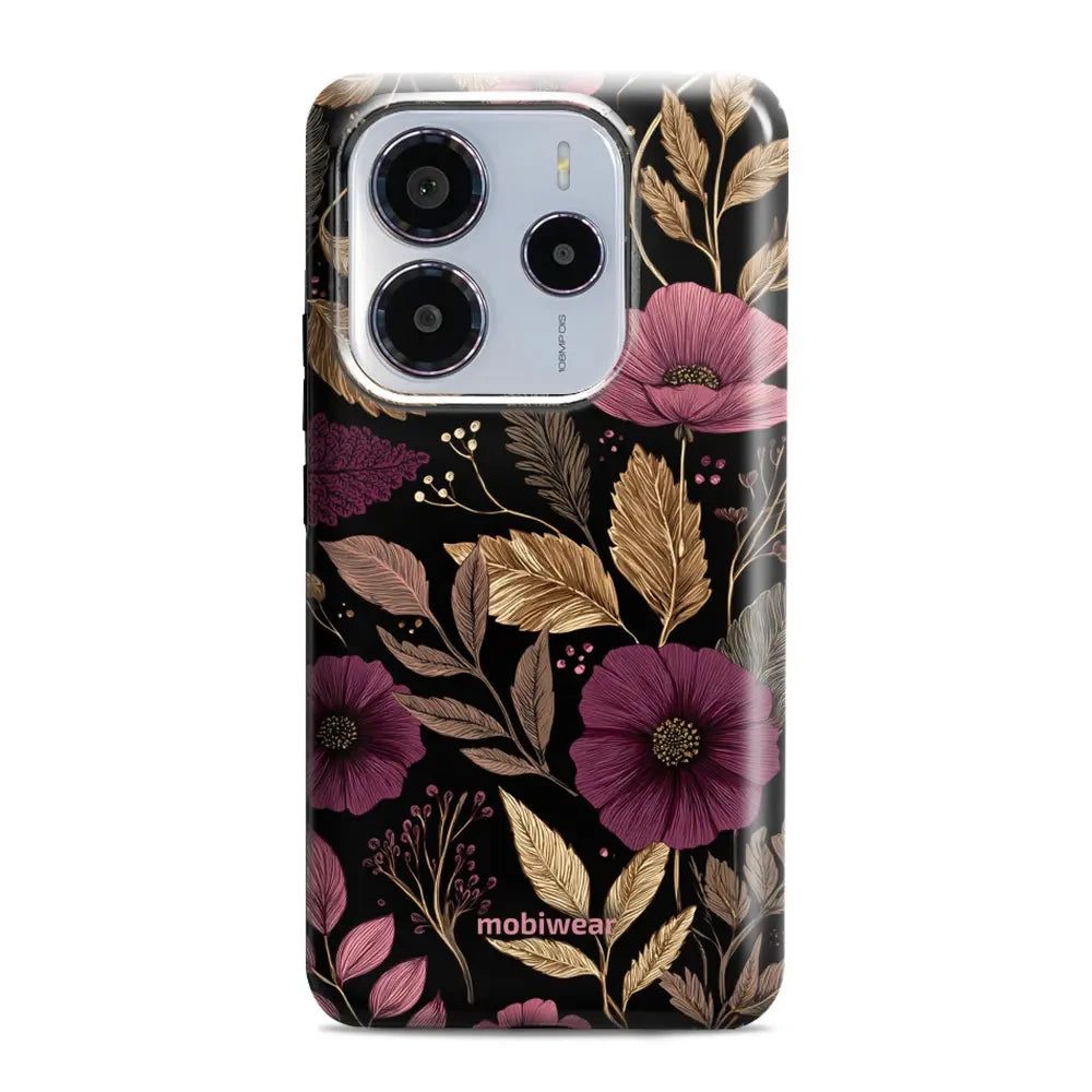 Handyhülle für Xiaomi Redmi Note 14 5G, Mobiwear Elite Pro, Glamour-Herbst
