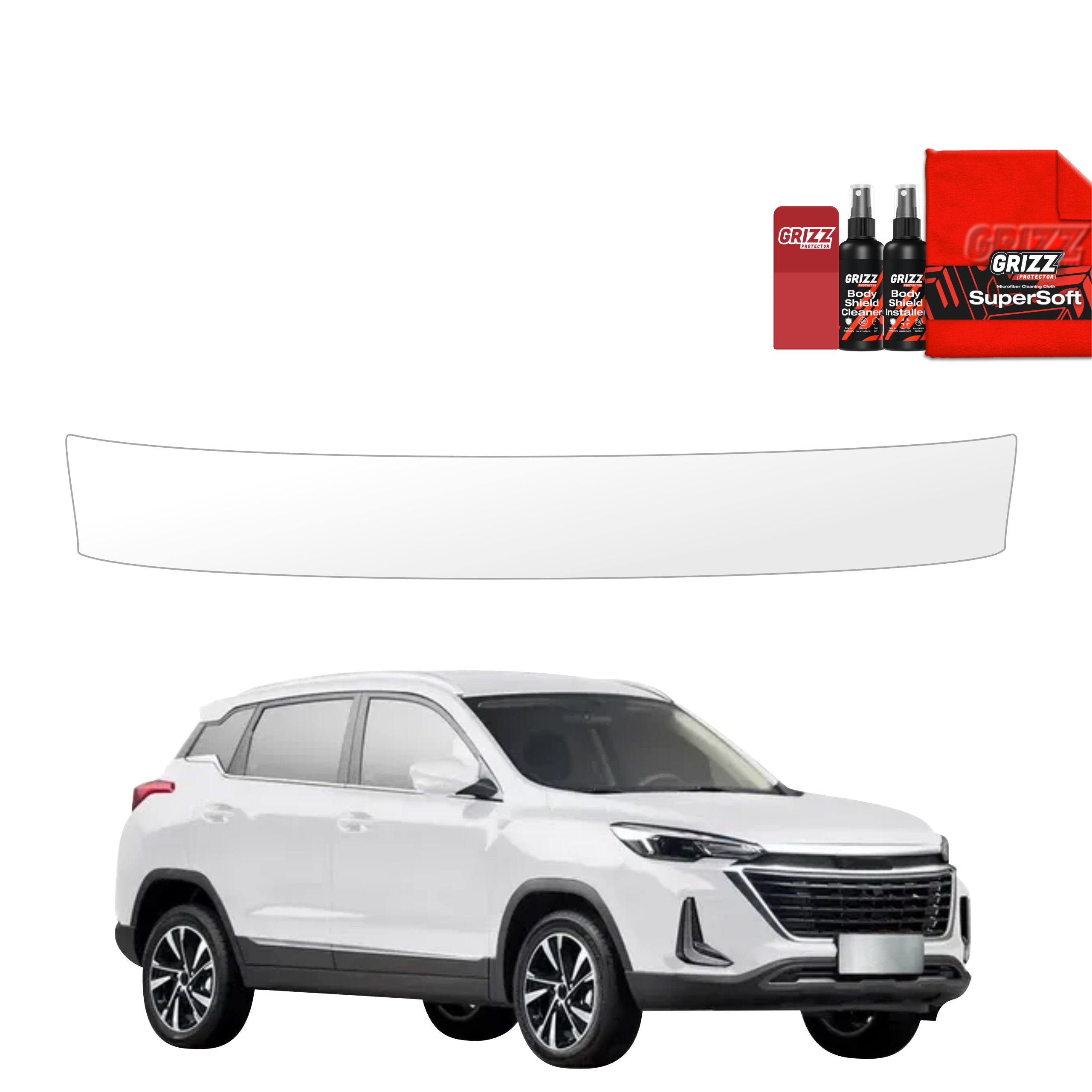 Schutzfolie Grizz Protector für Ladekante - BAIC BEIJING 3 (2023-2026)
