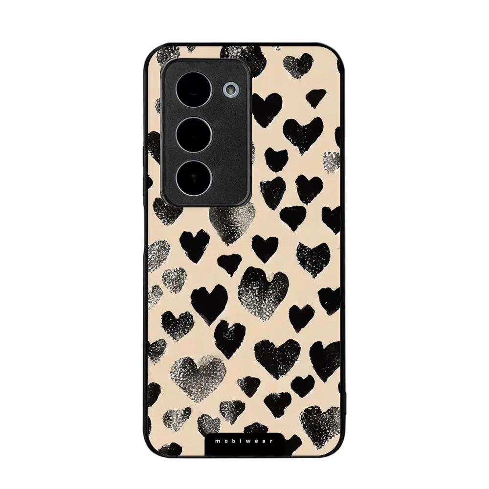 Handyhülle für Xiaomi Redmi 15 4G, Mobiwear Glossy Case, Beige Liebe