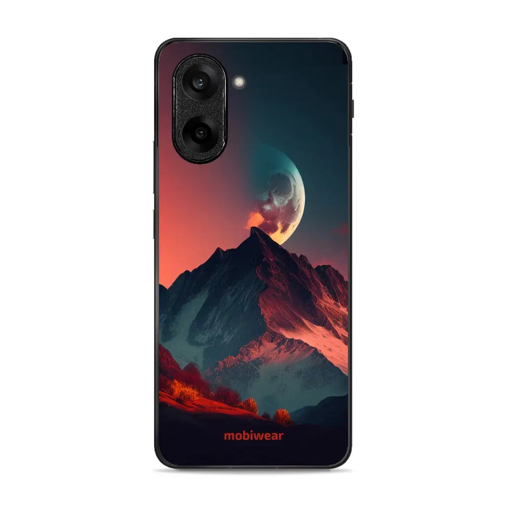 Handyhülle für OnePlus Nord CE5 5G, Mobiwear Glossy Case, Gebirgsdämmerung
