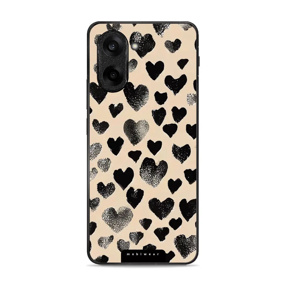 Handyhülle für OnePlus Nord CE5 5G, Mobiwear Glossy Case, Beige Liebe