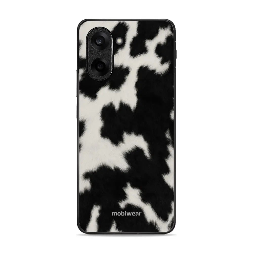 Handyhülle für OnePlus Nord CE5 5G, Mobiwear Glossy Case, Kuhfell-Optik