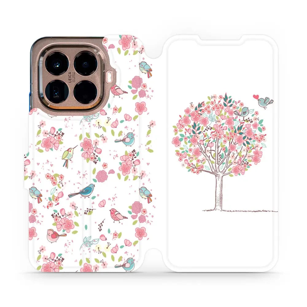 Handyhülle mit klappe für Xiaomi 15T Pro, Mobiwear Book, Rosa Hain