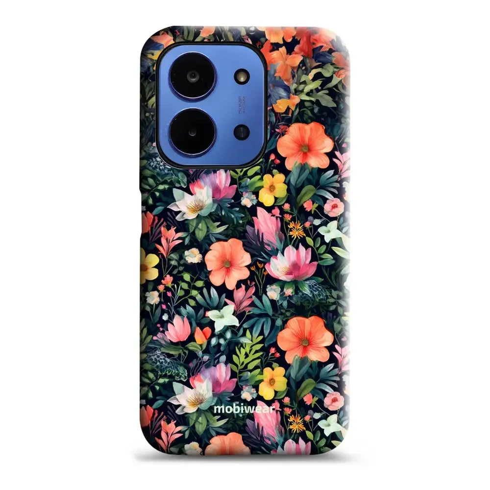 Handyhülle für Xiaomi Redmi 15C 4G, Mobiwear Elite Pro, Bunt-Blumig