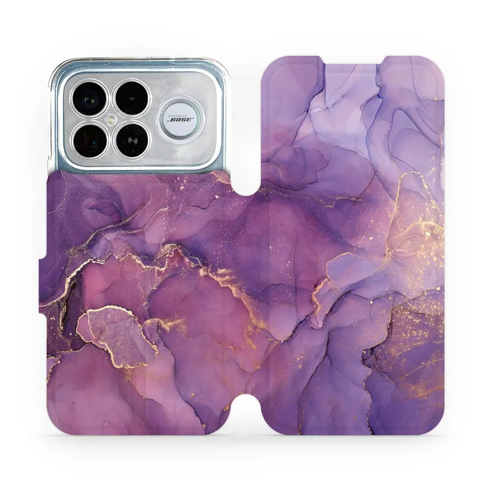 Handyhülle mit klappe für Xiaomi POCO F8 Ultra, Mobiwear Book, Violett