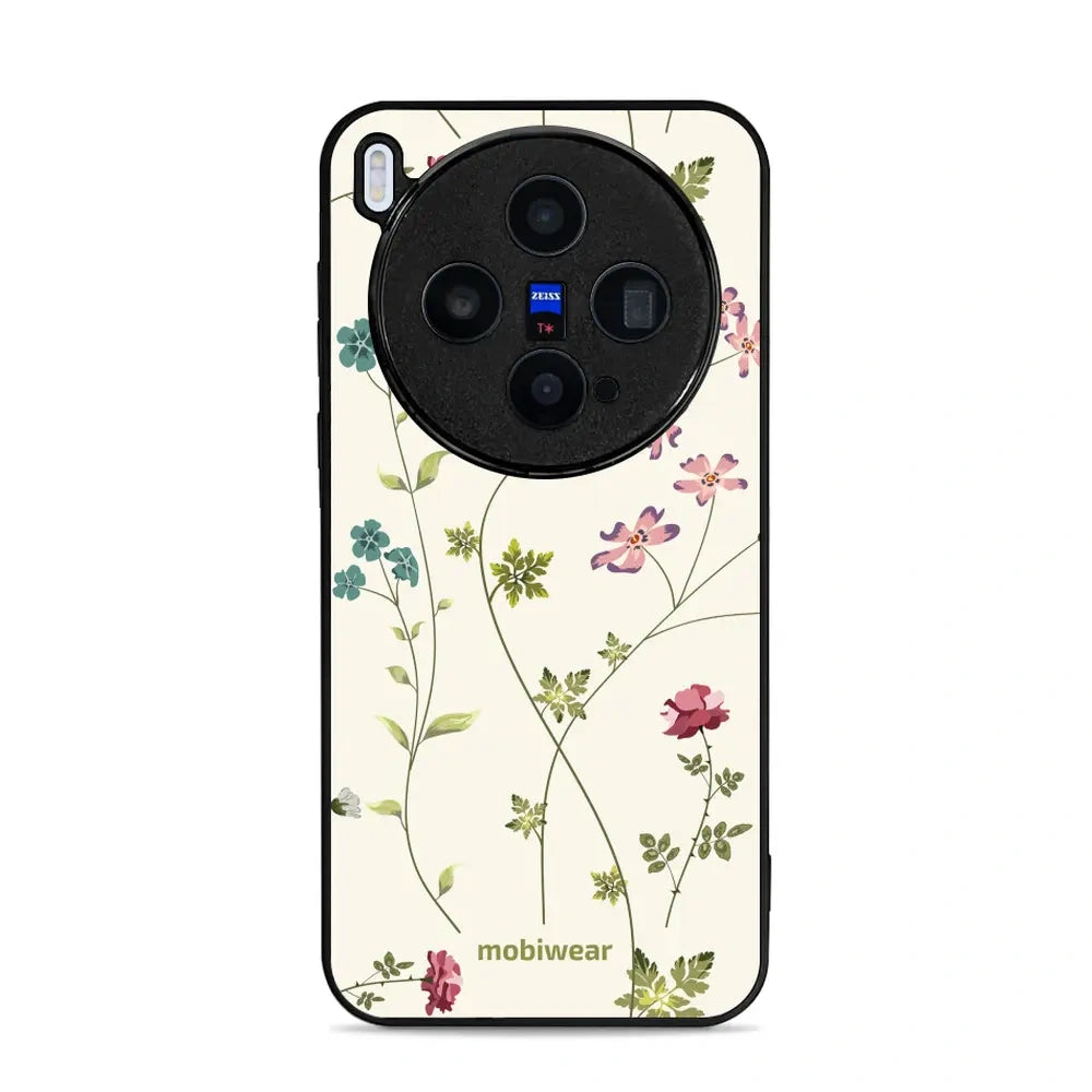 Handyhülle für Vivo X300, Mobiwear Glossy Case, Idyllische Blüte