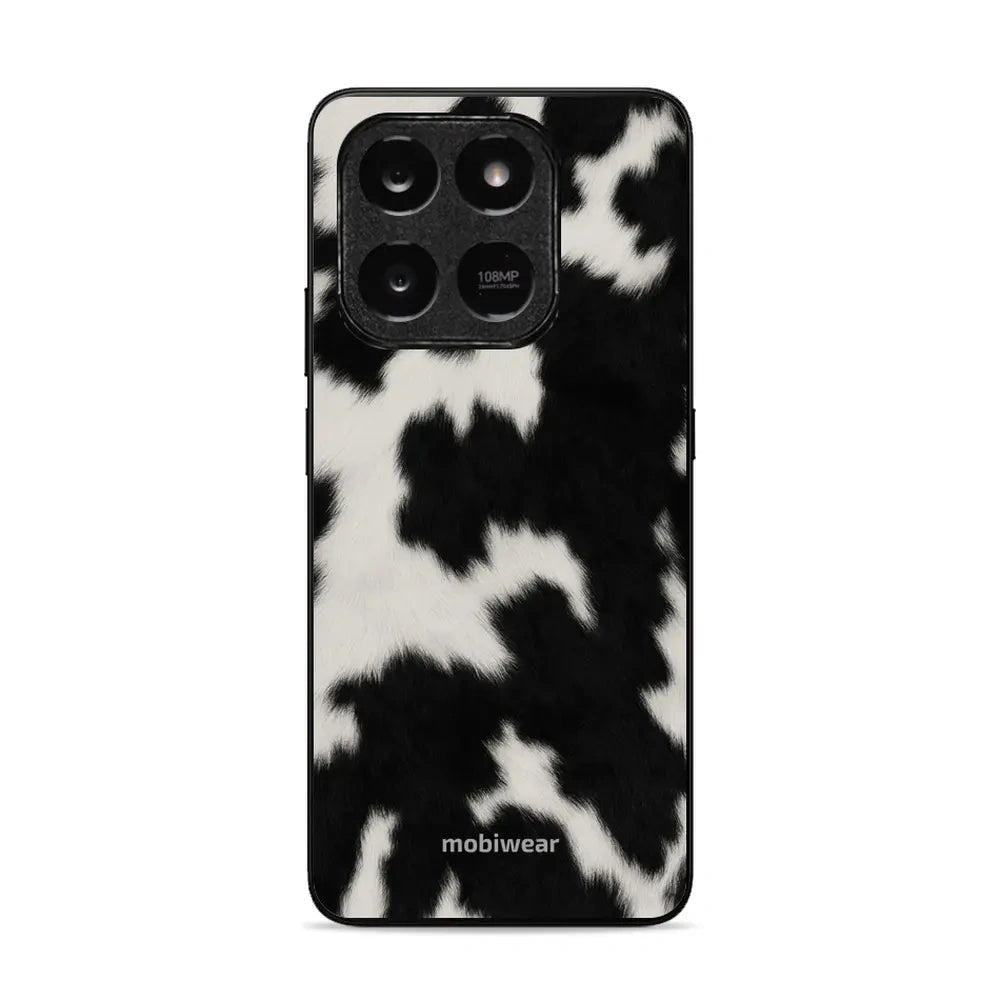 Handyhülle für Honor X7d 4G/5G / Honor 400 Smart 4G/5G, Mobiwear Glossy Case, Kuhfell-Optik