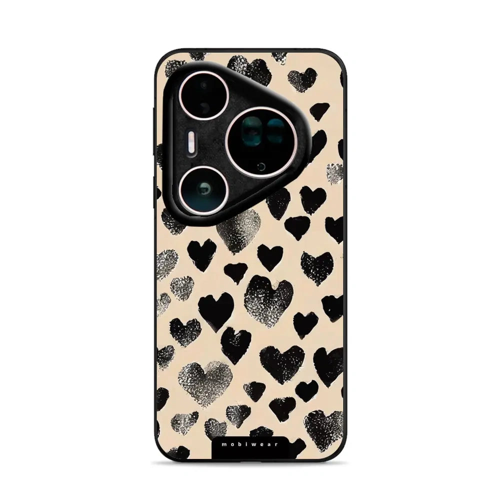 Handyhülle für Huawei Pura 80 Ultra, Mobiwear Glossy Case, Beige Liebe