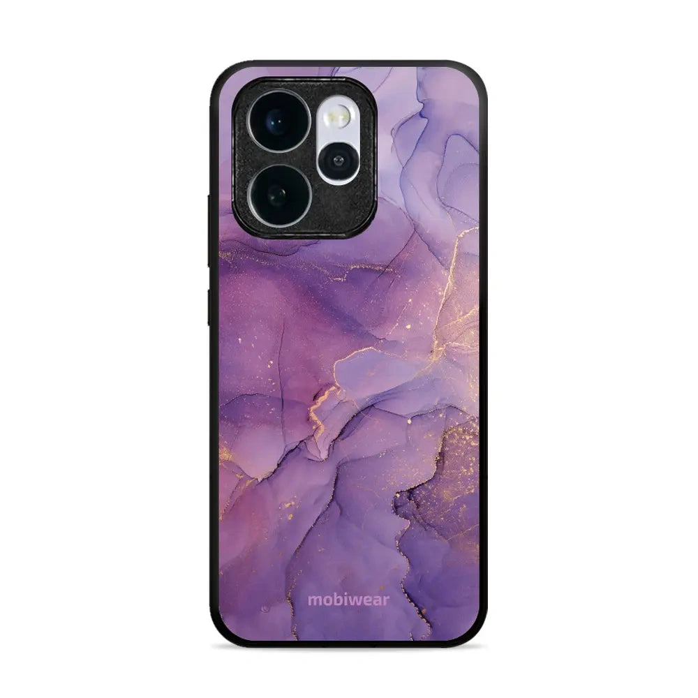 Handyhülle für Oppo Reno 15, Mobiwear Glossy Case, Violett