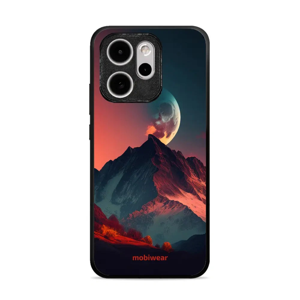 Handyhülle für Oppo Reno 15 Pro, Mobiwear Glossy Case, Gebirgsdämmerung