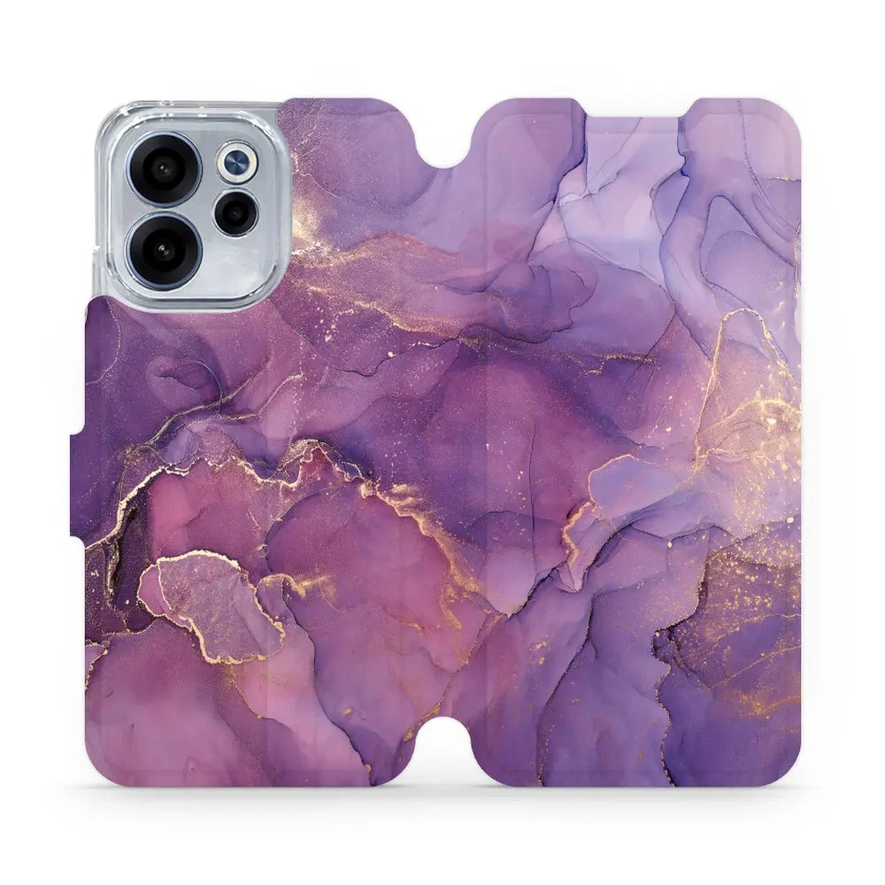 Handyhülle mit klappe für Oppo Reno 15 FS, Mobiwear Book, Violett