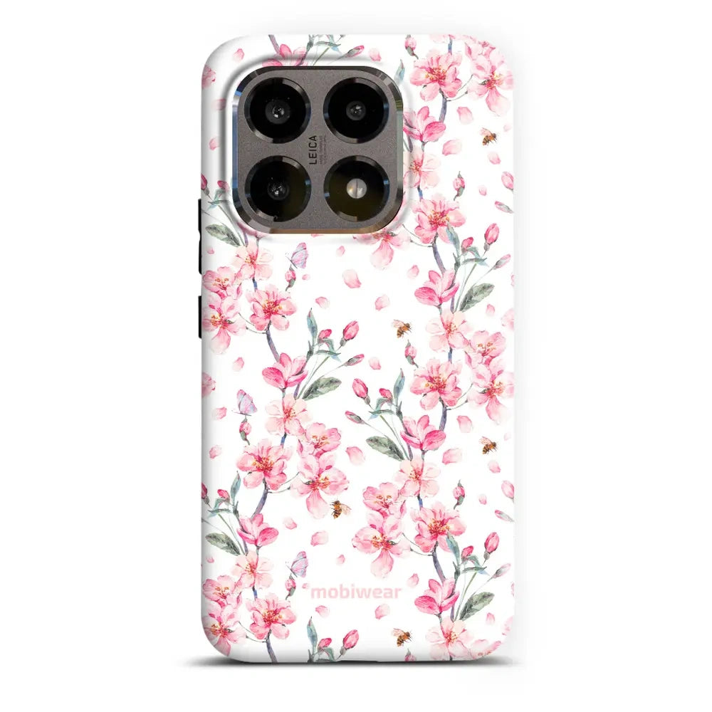 Handyhülle für Xiaomi 15T, Mobiwear Elite Pro, Japanischer Blumenstrauß
