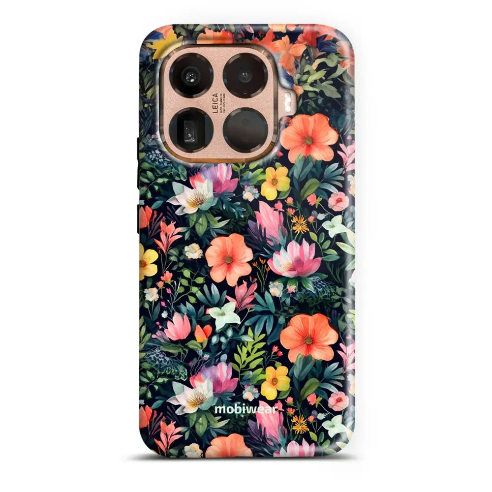 Handyhülle für Xiaomi 15T Pro, Mobiwear Elite Pro, Bunt-Blumig