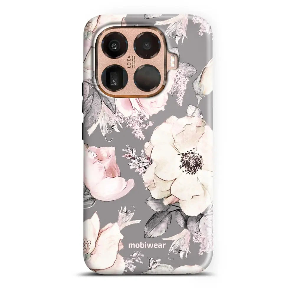 Handyhülle für Xiaomi 15T Pro, Mobiwear Elite Pro, Rosa-Blumig