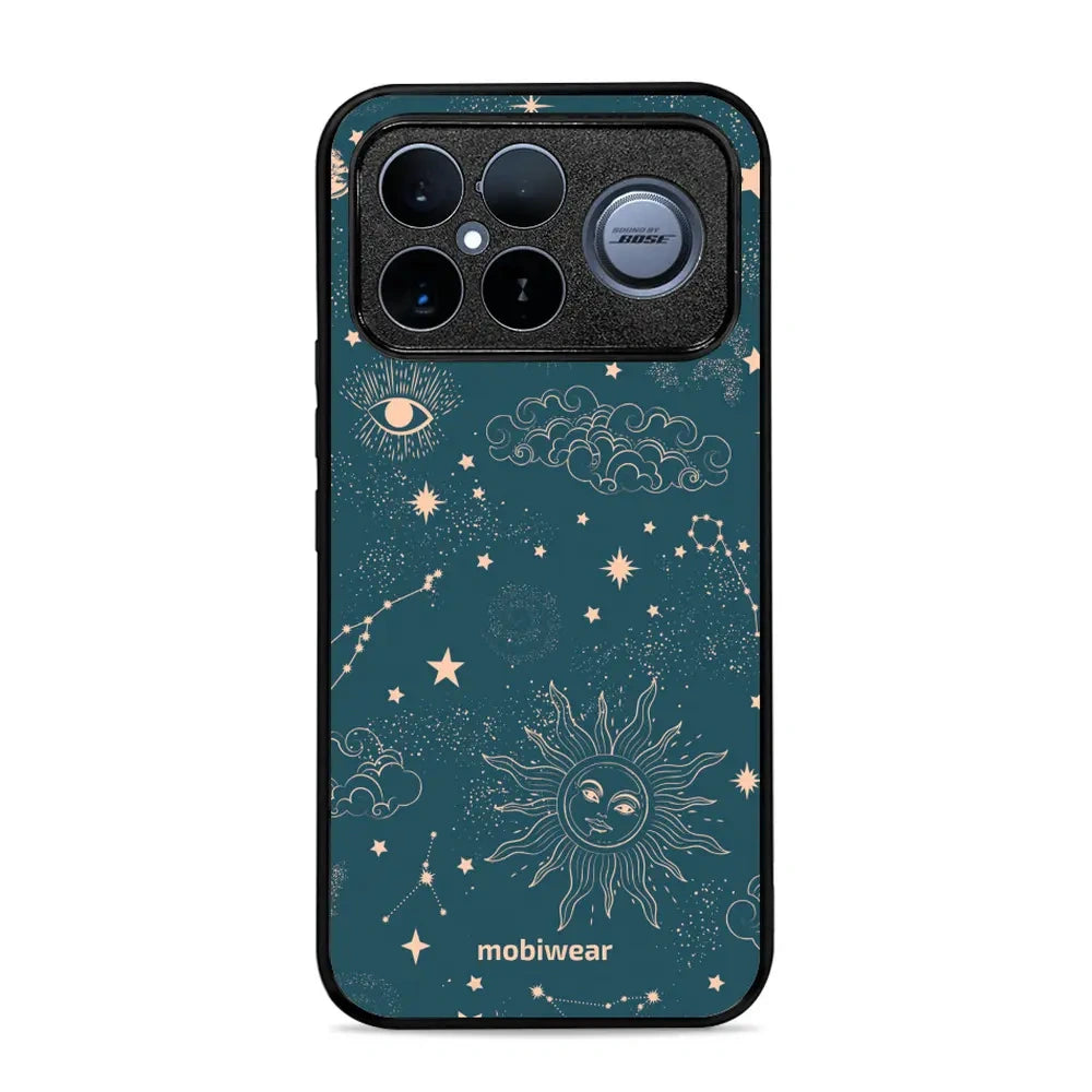 Handyhülle für Xiaomi POCO F8 Ultra, Mobiwear Glossy Case, Astraler Staub