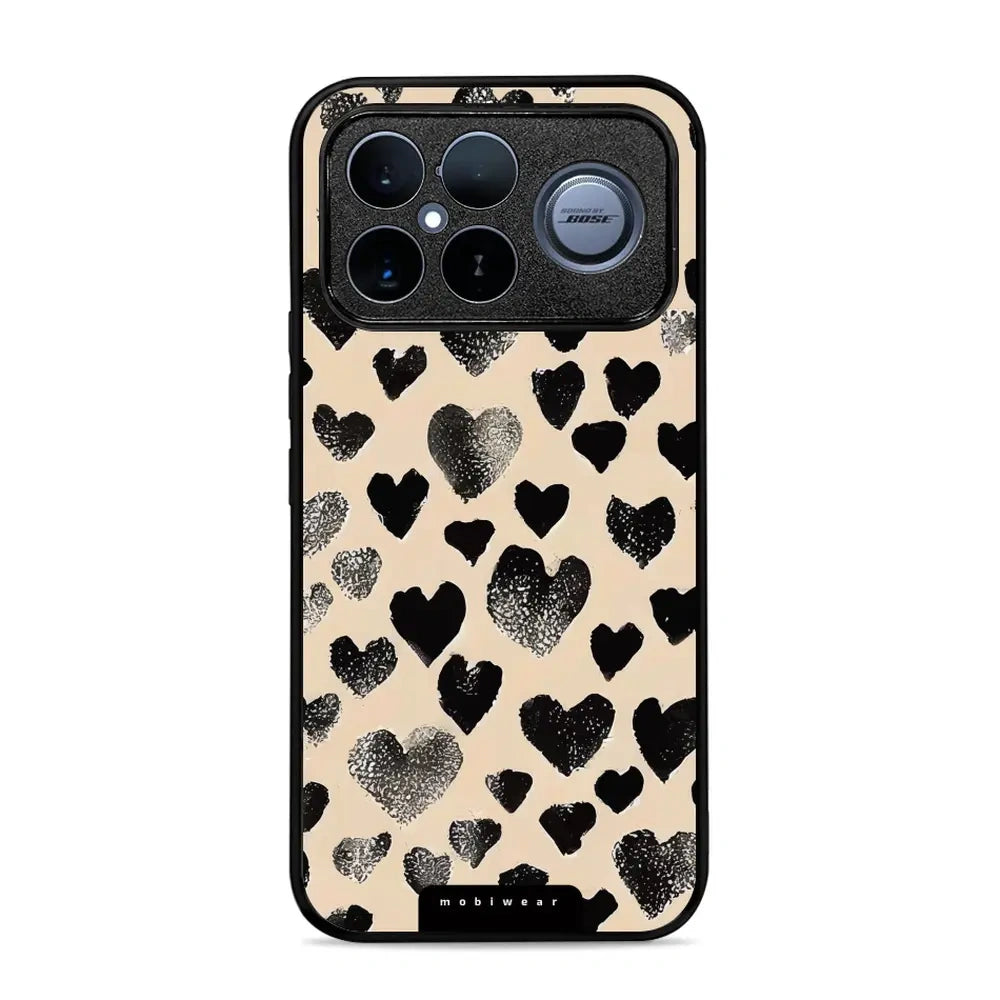 Handyhülle für Xiaomi POCO F8 Ultra, Mobiwear Glossy Case, Beige Liebe