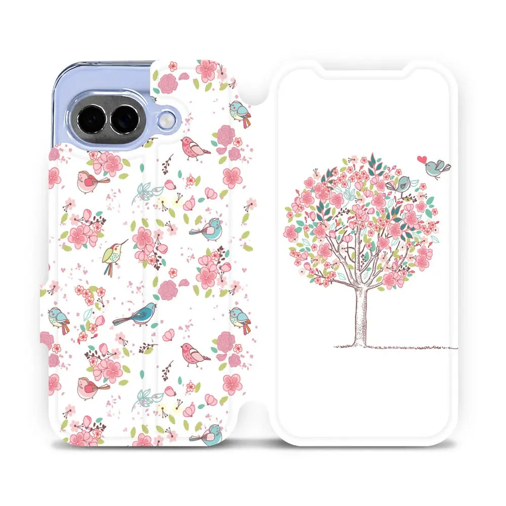 Handyhülle mit klappe für Google Pixel 10a, Mobiwear Book, Rosa Hain