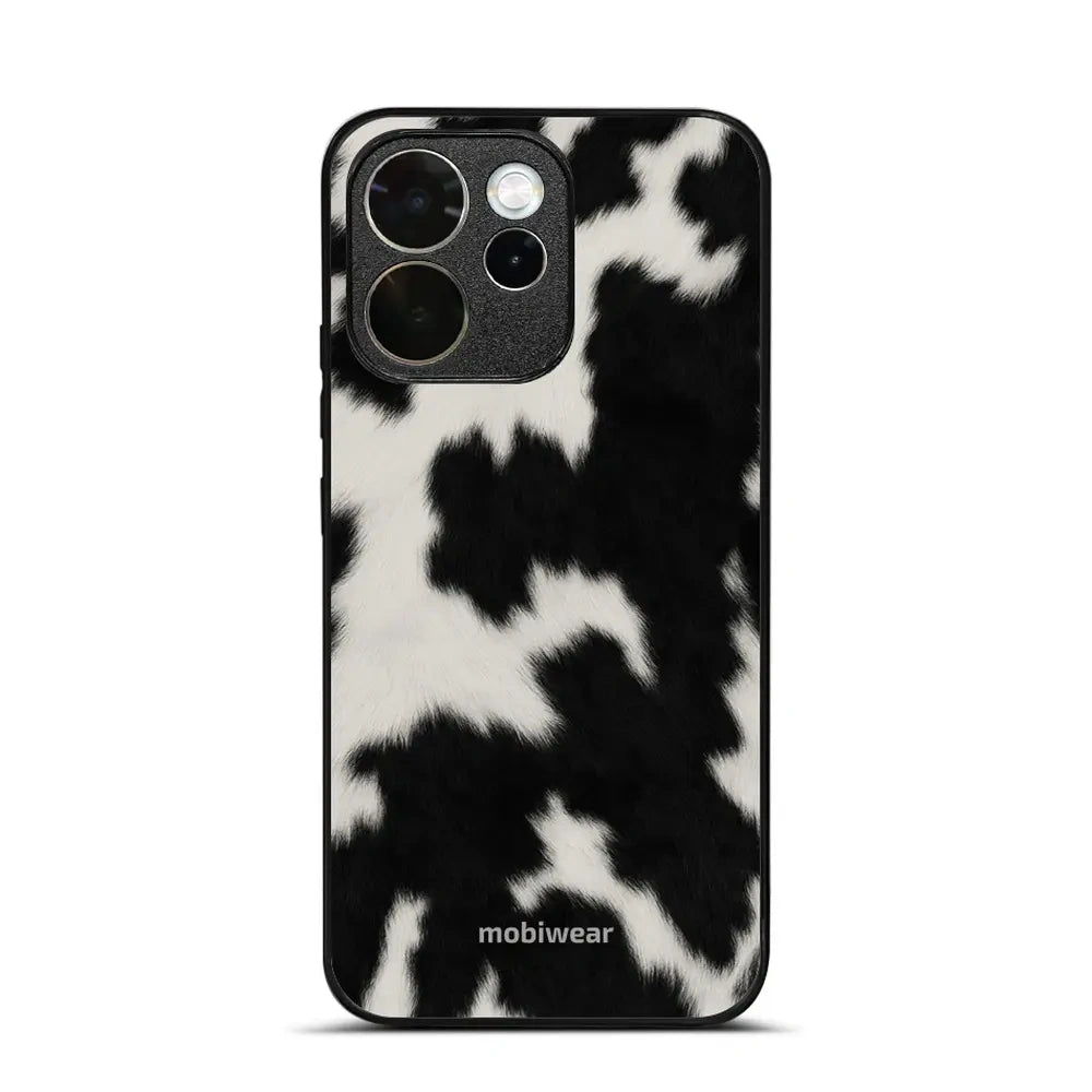 Handyhülle für Oppo Reno 15 FS, Mobiwear Glossy Case, Kuhfell-Optik