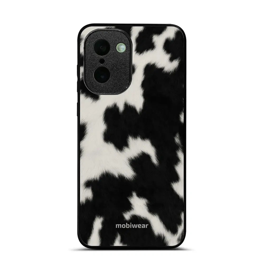 Handyhülle für OnePlus 15R, Mobiwear Glossy Case, Kuhfell-Optik
