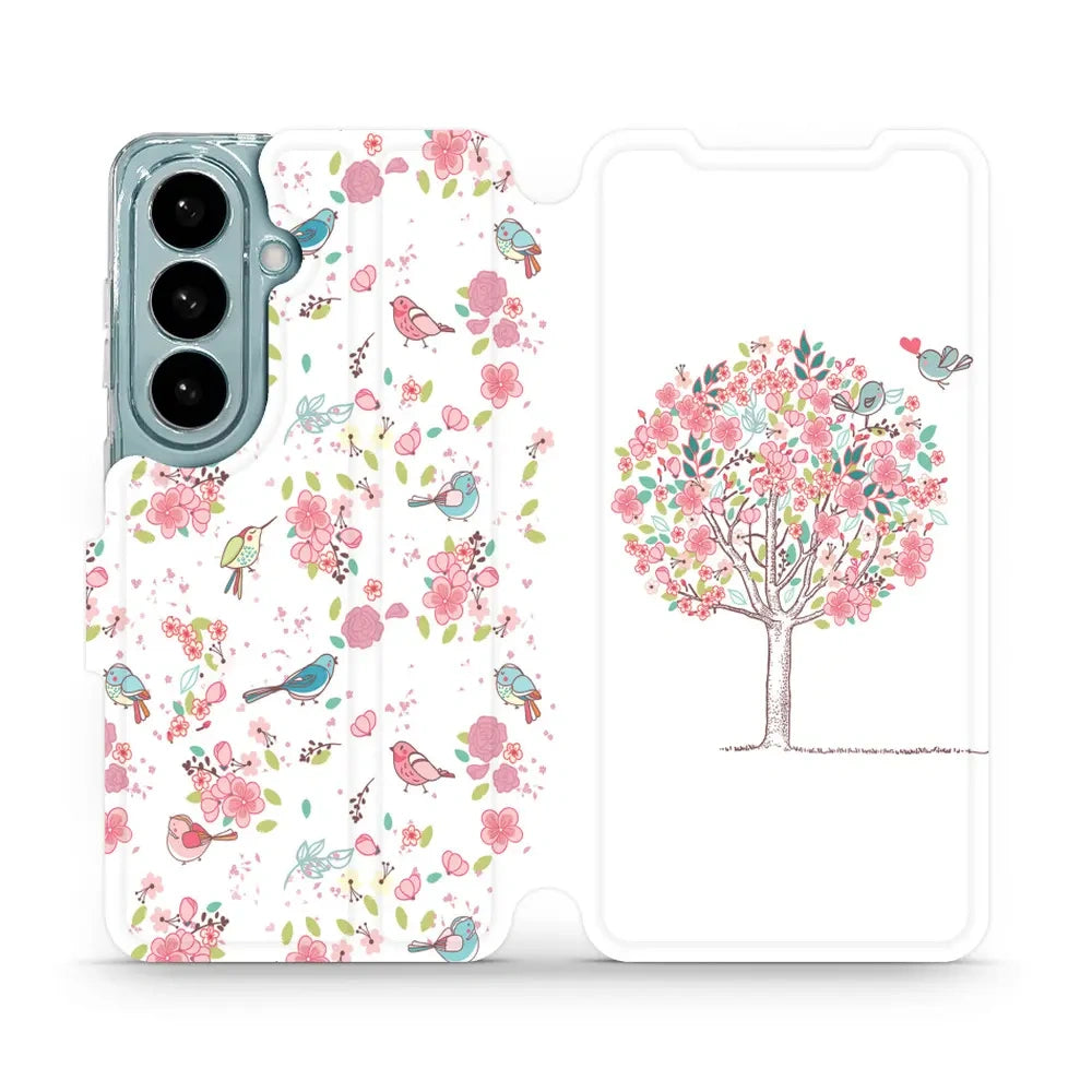 Handyhülle mit klappe für Galaxy S26, Mobiwear Book, Rosa Hain