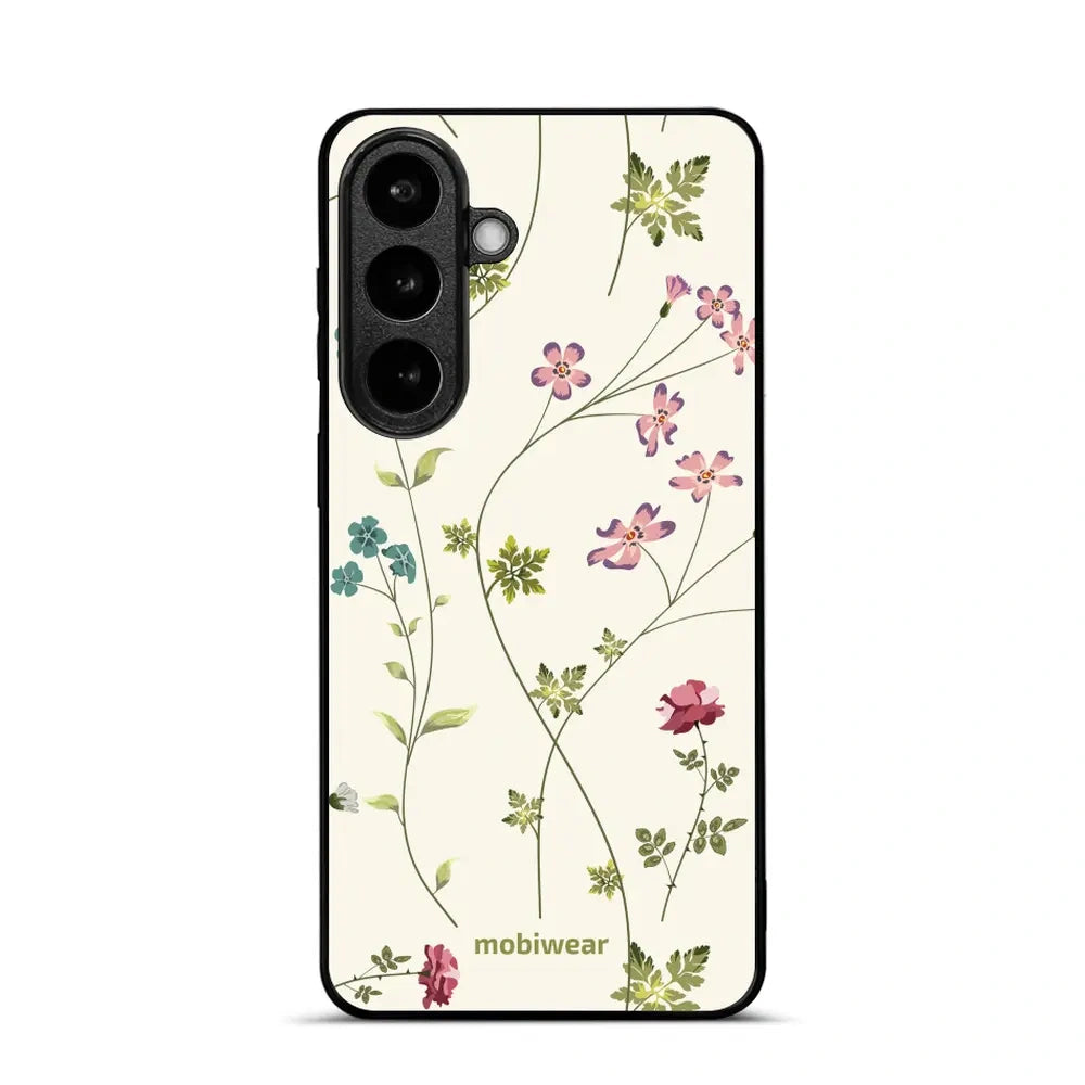 Handyhülle für Galaxy S26 Plus, Mobiwear Glossy Case, Idyllische Blüte
