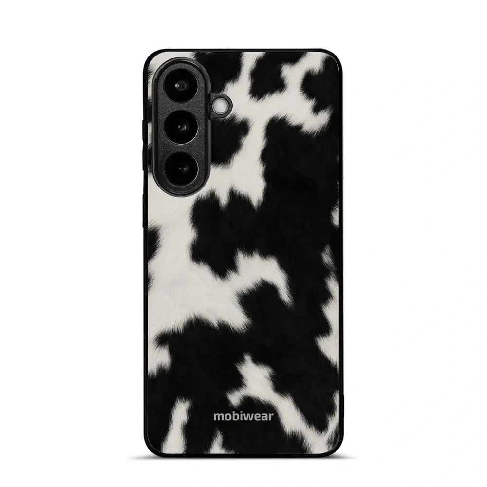 Handyhülle für Galaxy S26 Plus, Mobiwear Glossy Case, Kuhfell-Optik