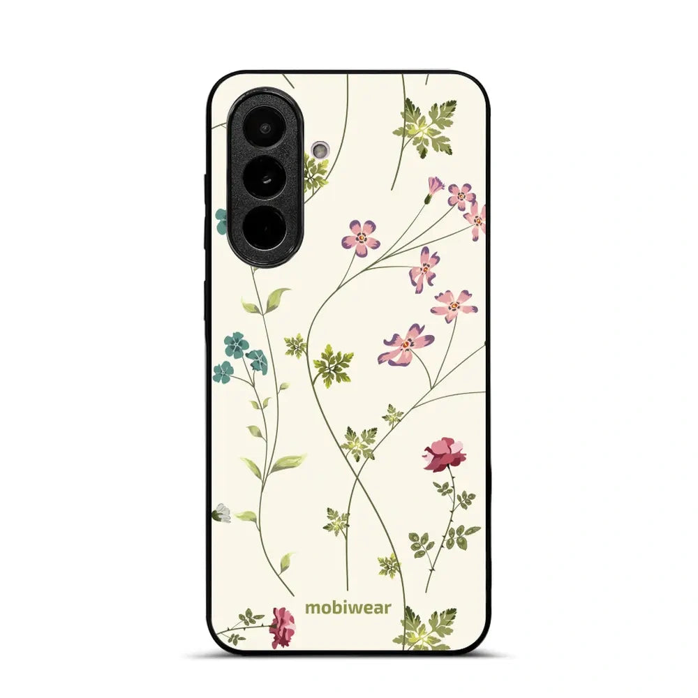 Handyhülle für Galaxy A37 5G, Mobiwear Glossy Case, Idyllische Blüte