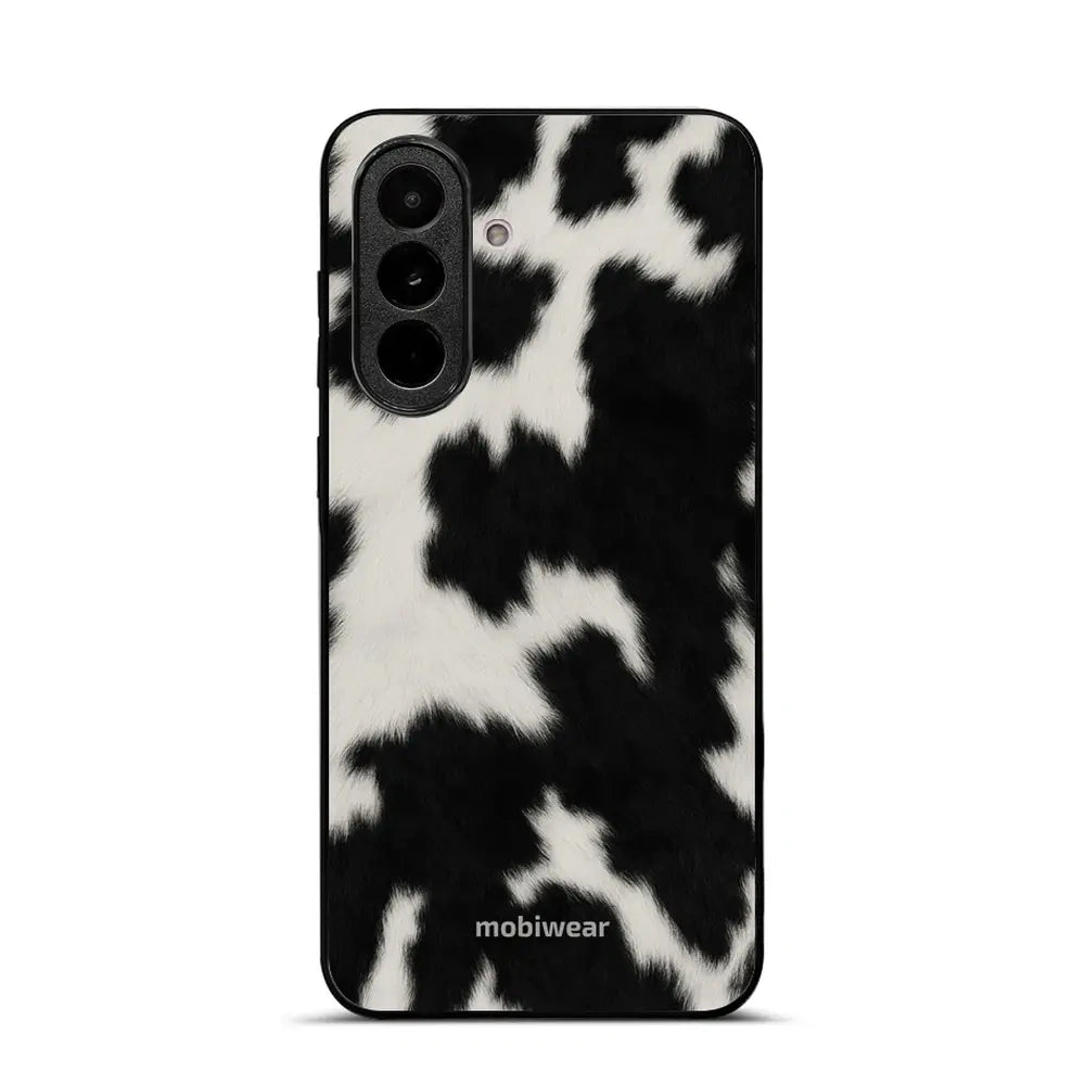 Handyhülle für Galaxy A37 5G, Mobiwear Glossy Case, Kuhfell-Optik