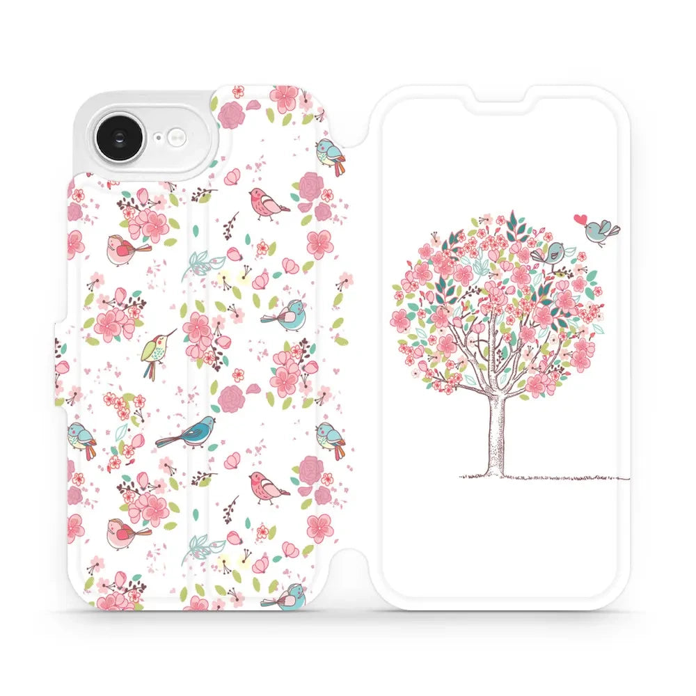 Handyhülle mit klappe für iPhone 17e, Mobiwear Book, Rosa Hain