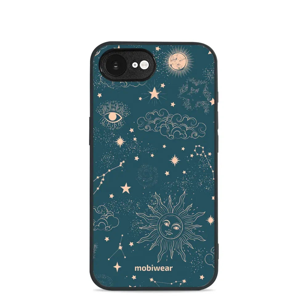 Handyhülle für iPhone 17e, Mobiwear Glossy Case, Astraler Staub