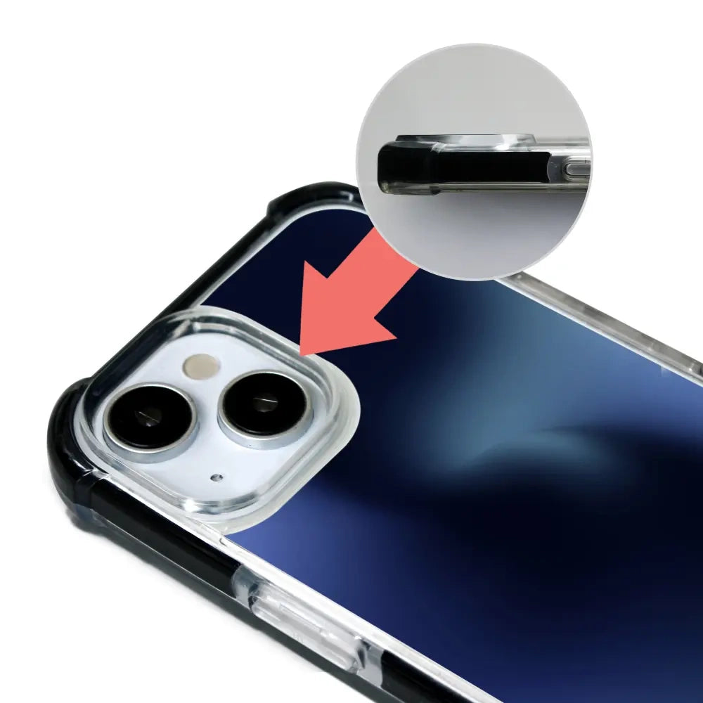 Handyhülle für iPhone 17e mit MagSafe, Mobiwear Elite Bumper, Dunkelblau