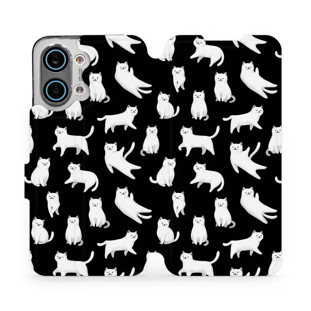 Handyhülle mit klappe für Xiaomi POCO X8 Pro Max, Mobiwear Book, Luna-Kätzchen