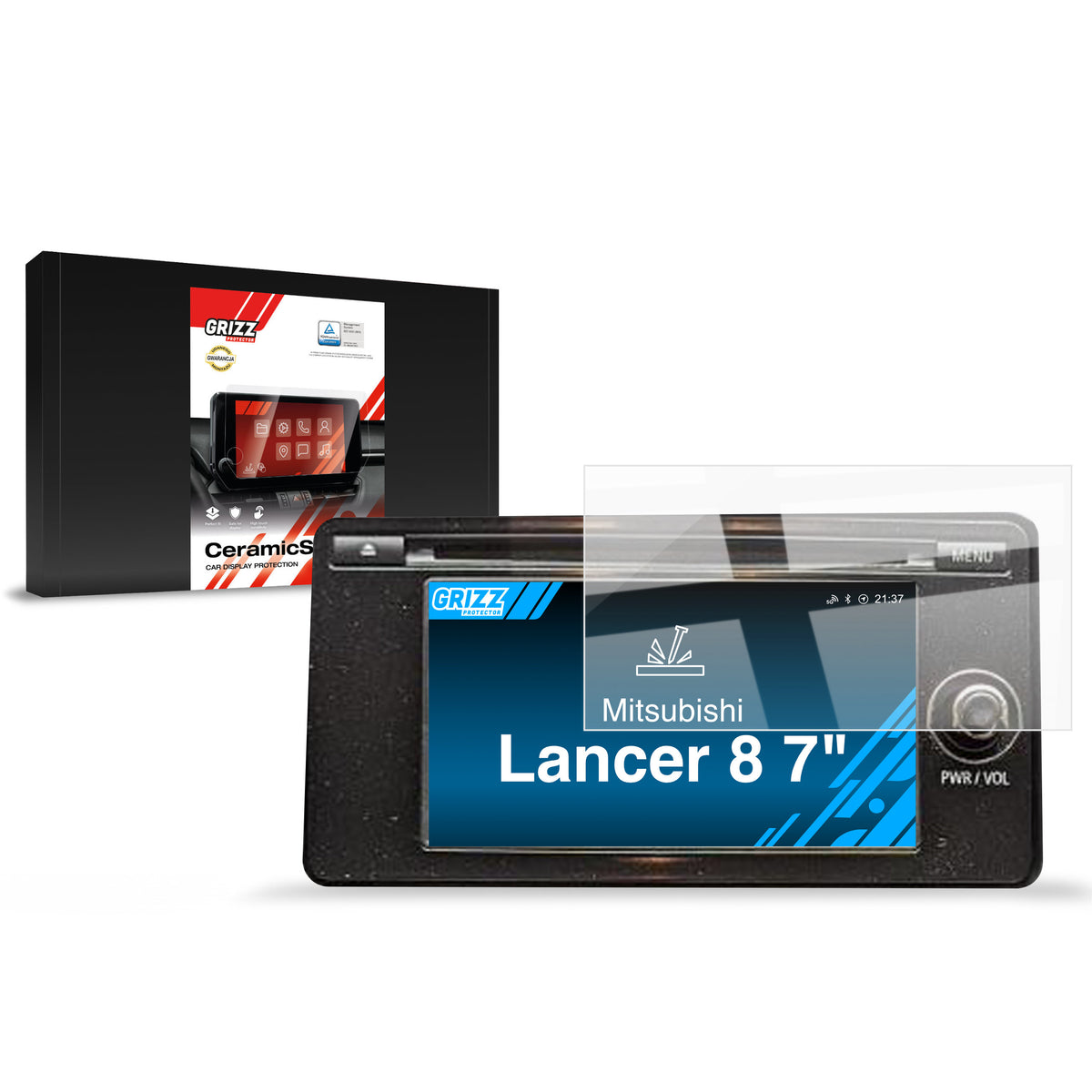 Keramische Autodisplayfolie für Mitsubishi Lancer 8 (2007-2017), Grizz Protector