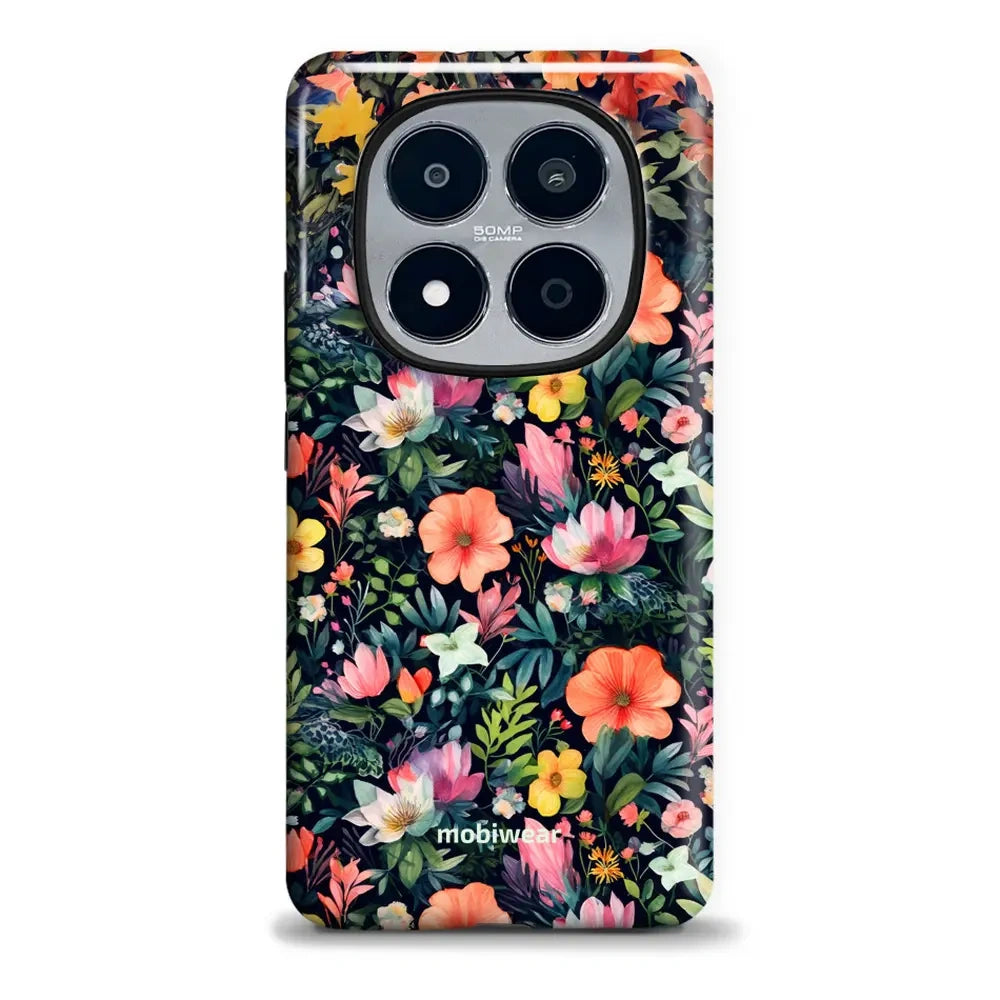Handyhülle für Xiaomi POCO M8 Pro 5G, Mobiwear Elite Pro, Bunt-Blumig