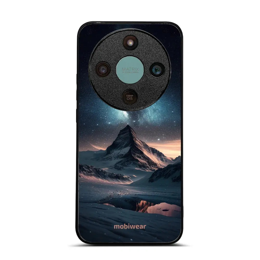 Handyhülle für Honor Magic8 Lite, Mobiwear Glossy Case, Nachtberg