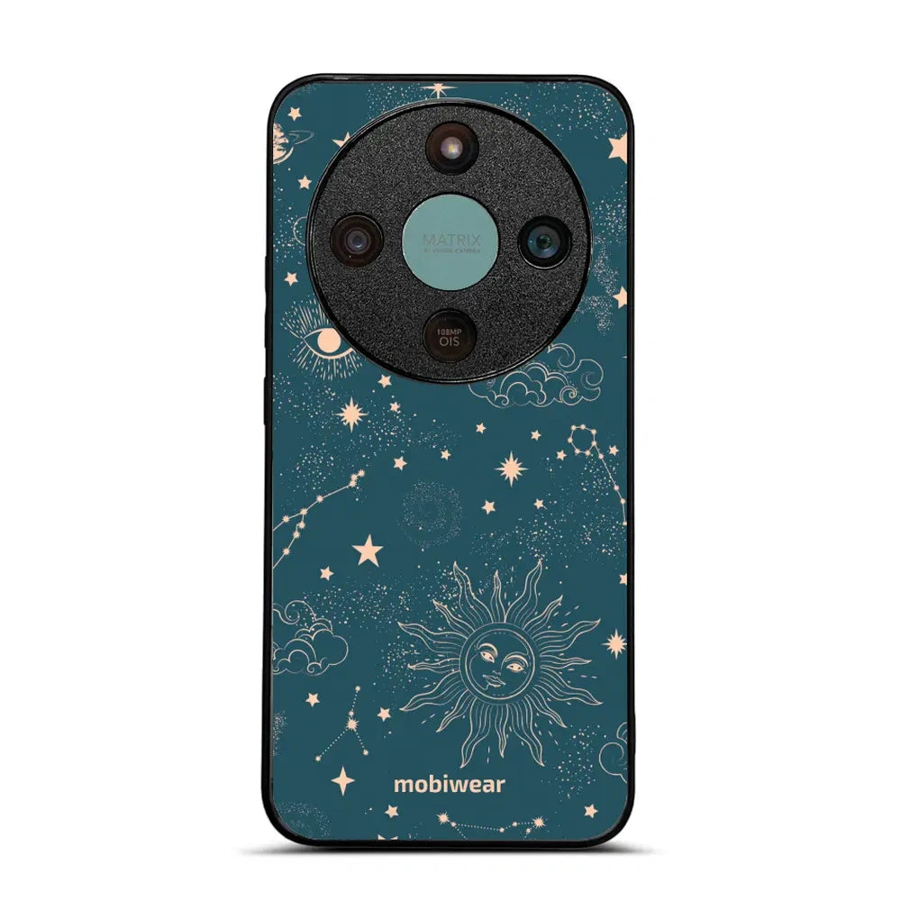 Handyhülle für Honor Magic8 Lite, Mobiwear Glossy Case, Astraler Staub