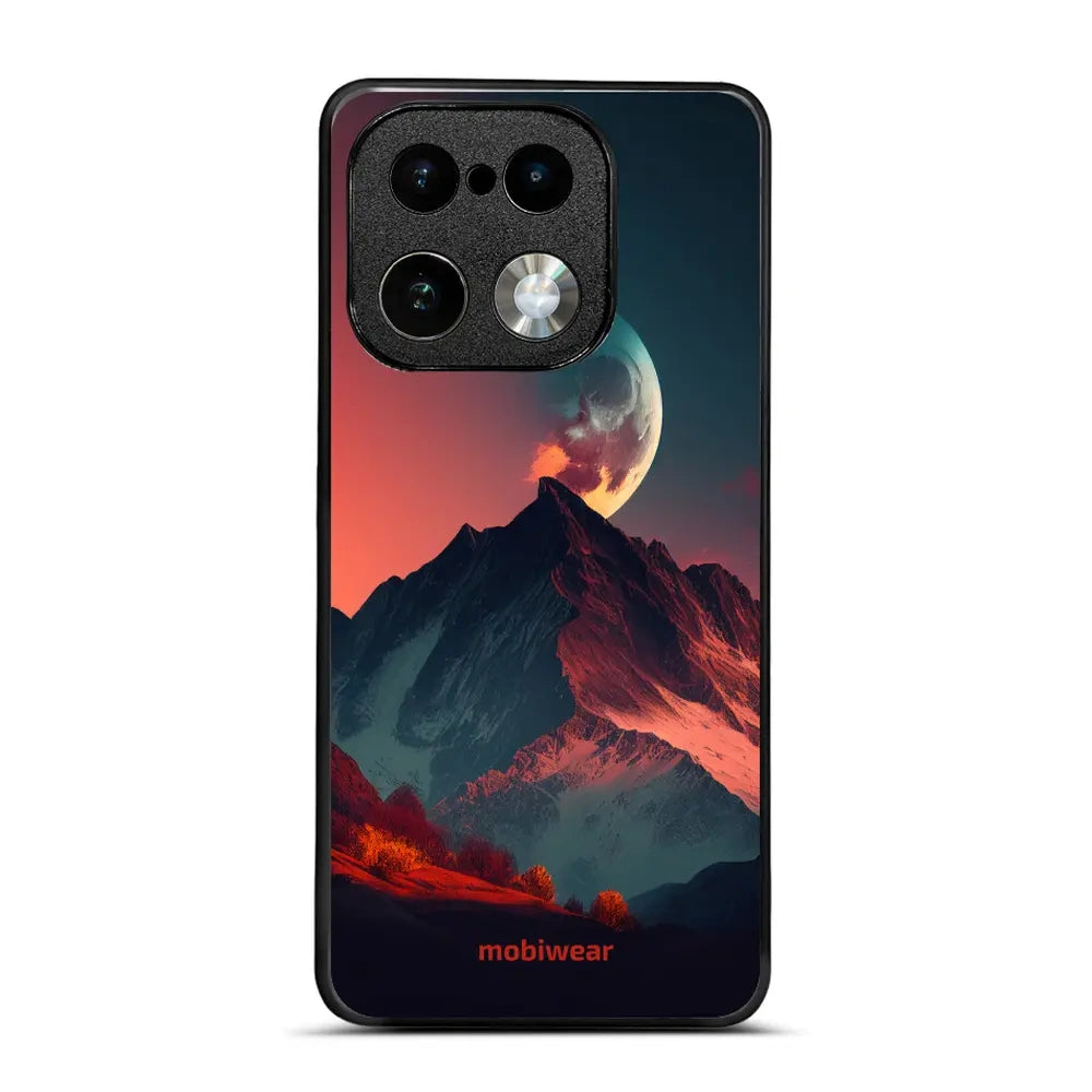 Handyhülle für Realme 16 Pro Plus 5G, Mobiwear Glossy Case, Gebirgsdämmerung