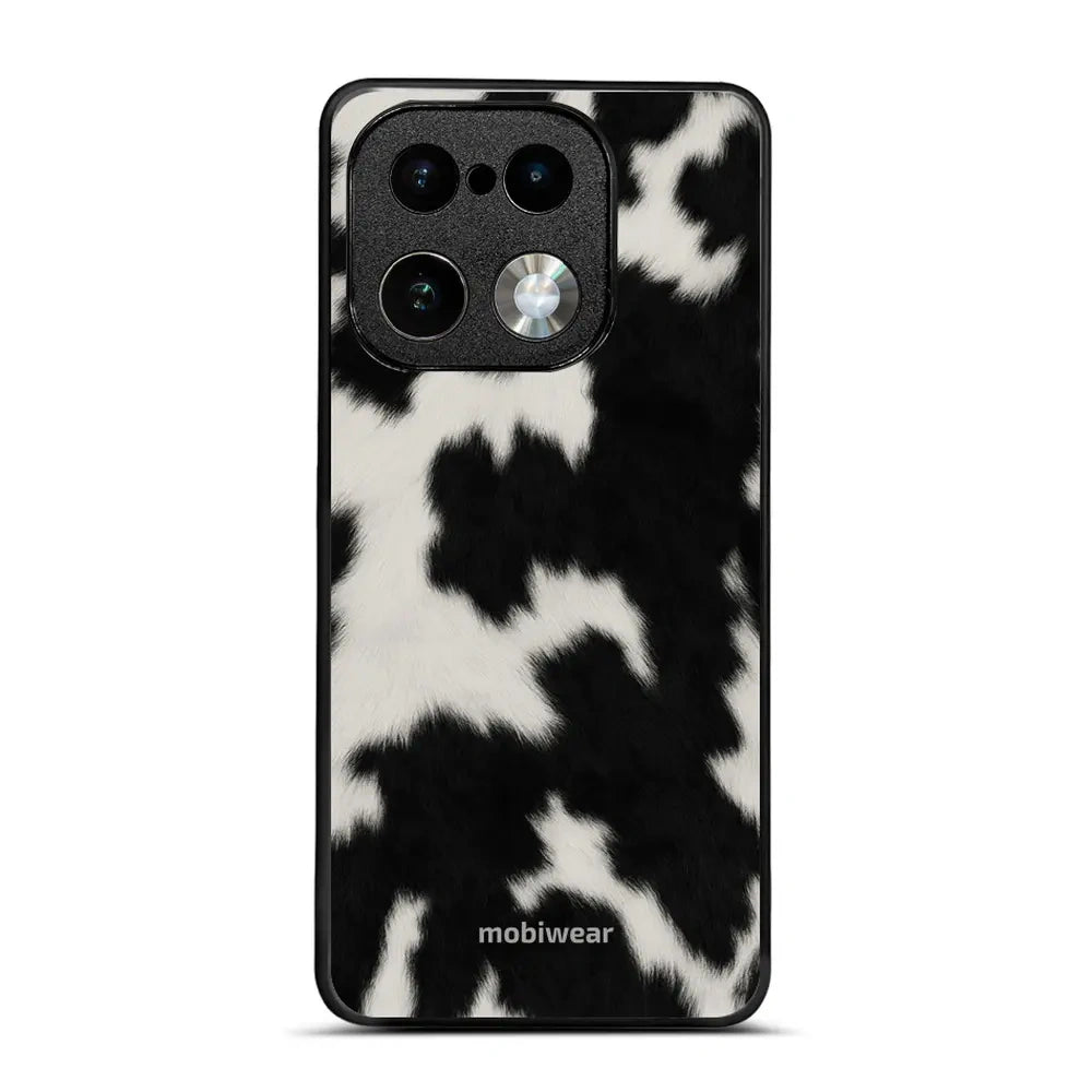 Handyhülle für Realme 16 Pro Plus 5G, Mobiwear Glossy Case, Kuhfell-Optik