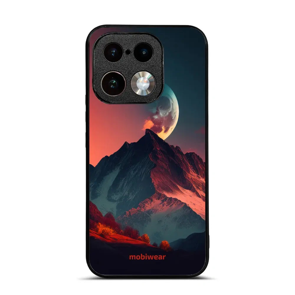 Handyhülle für Realme 16 Pro 5G, Mobiwear Glossy Case, Gebirgsdämmerung