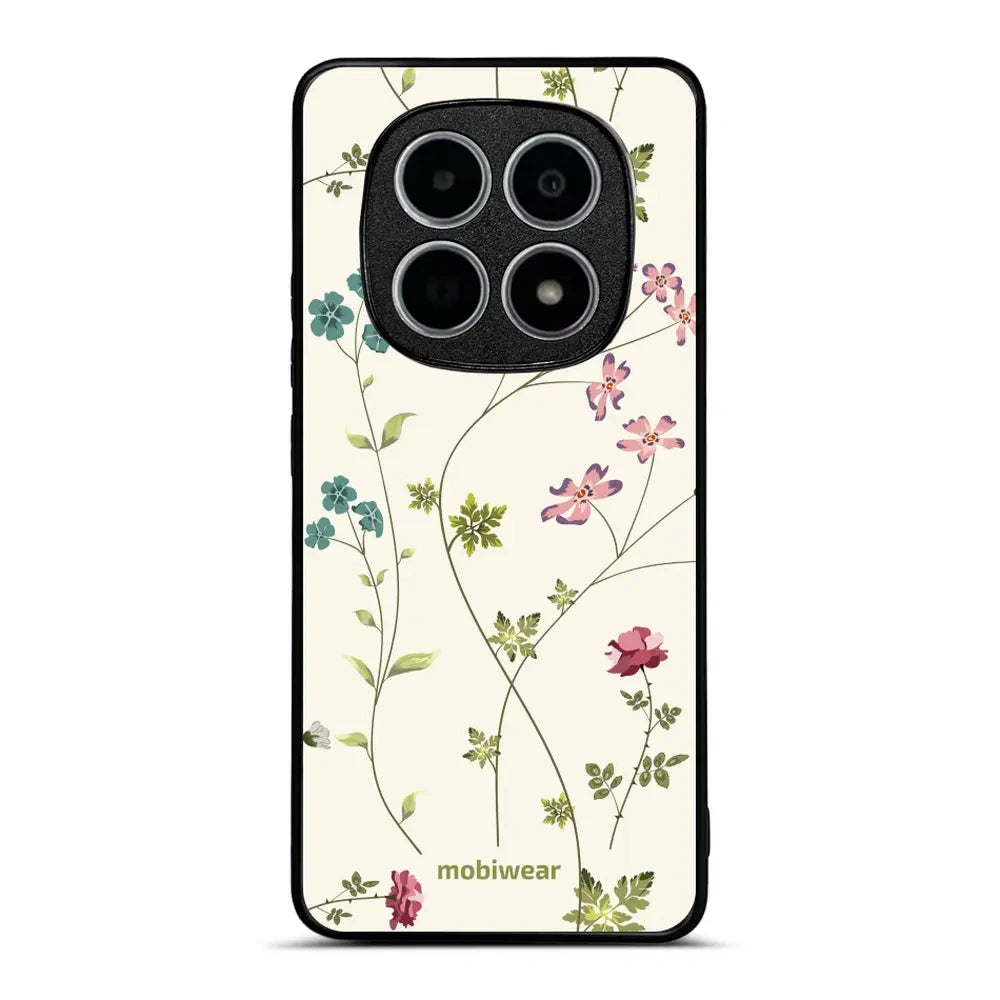 Handyhülle für Xiaomi Redmi Note 15 4G, Mobiwear Glossy Case, Idyllische Blüte