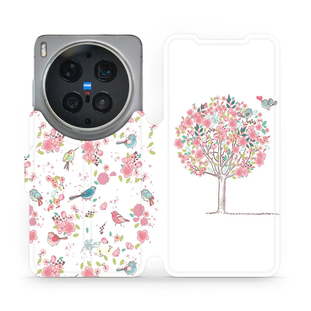 Handyhülle mit klappe für Vivo X300 Ultra, Mobiwear Book, Rosa Hain