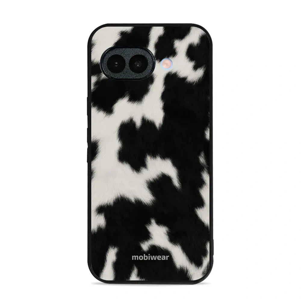 Handyhülle für Google Pixel 10a, Mobiwear Glossy Case, Kuhfell-Optik