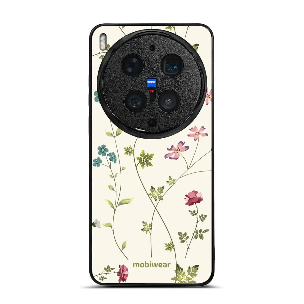 Handyhülle für Vivo X300 Ultra, Mobiwear Glossy Case, Idyllische Blüte
