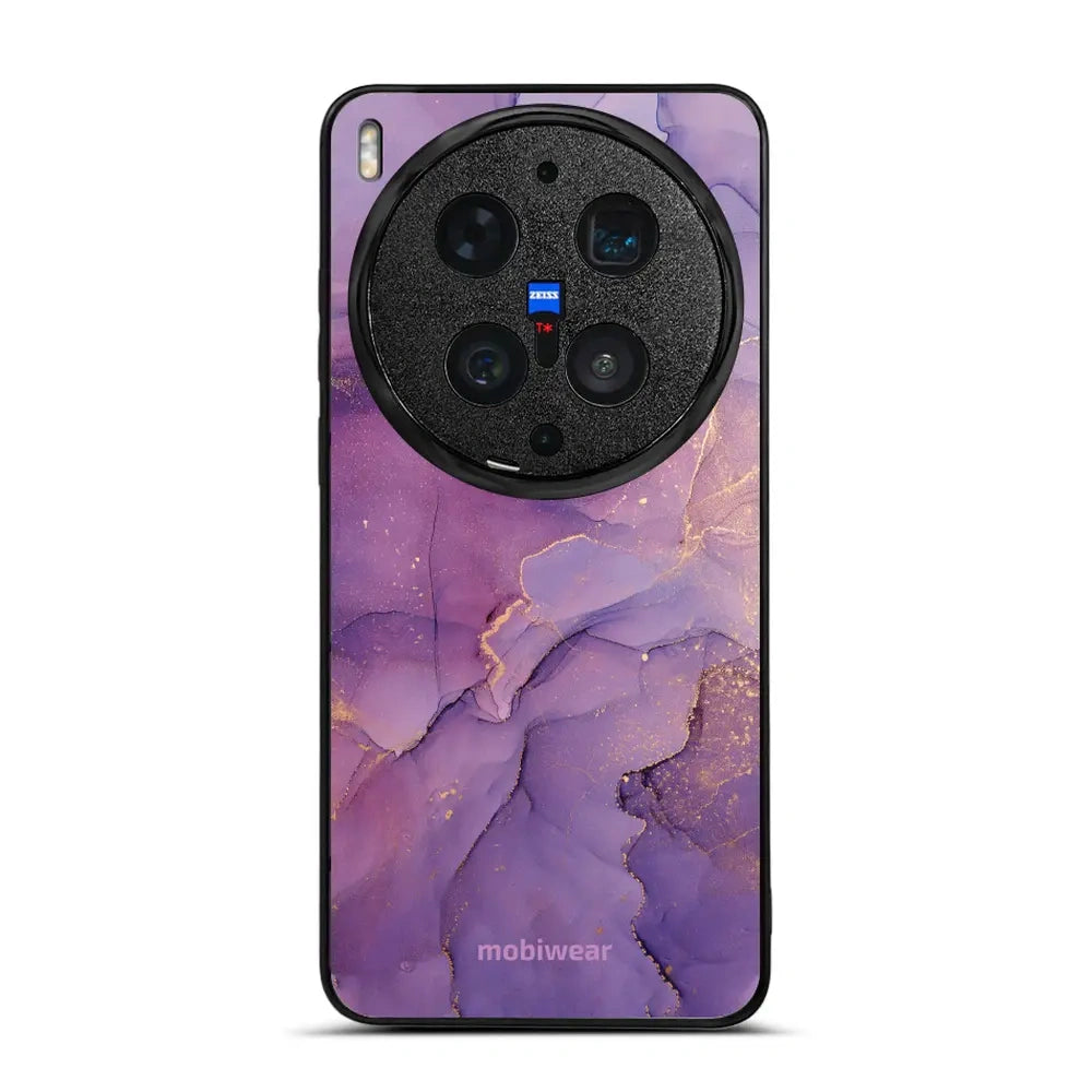 Handyhülle für Vivo X300 Ultra, Mobiwear Glossy Case, Violett