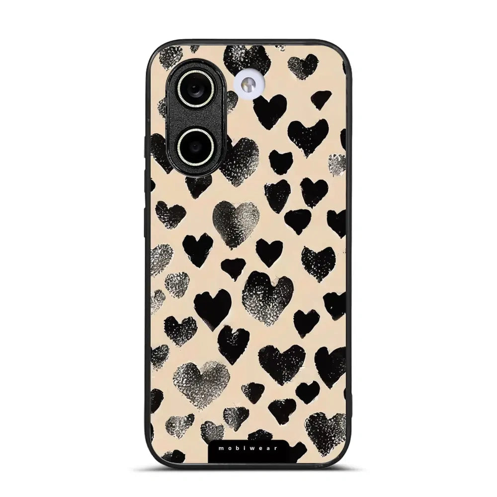 Handyhülle für Xiaomi POCO X8 Pro, Mobiwear Glossy Case, Beige Liebe