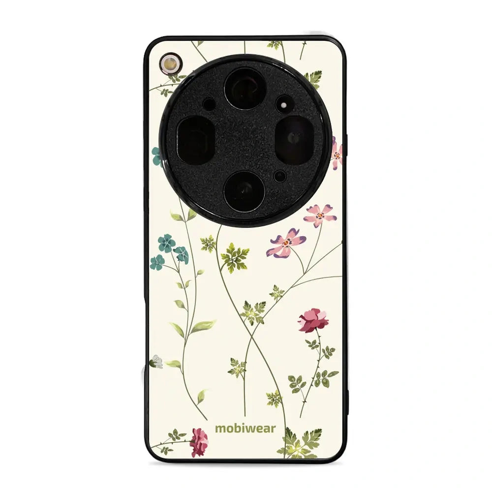 Handyhülle für Oppo Find X9 Ultra, Mobiwear Glossy Case, Idyllische Blüte