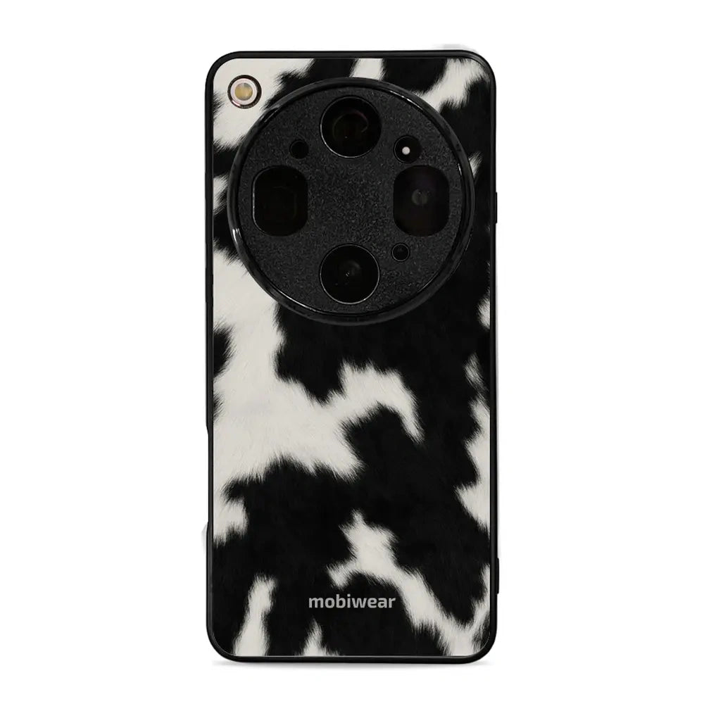 Handyhülle für Oppo Find X9 Ultra, Mobiwear Glossy Case, Kuhfell-Optik