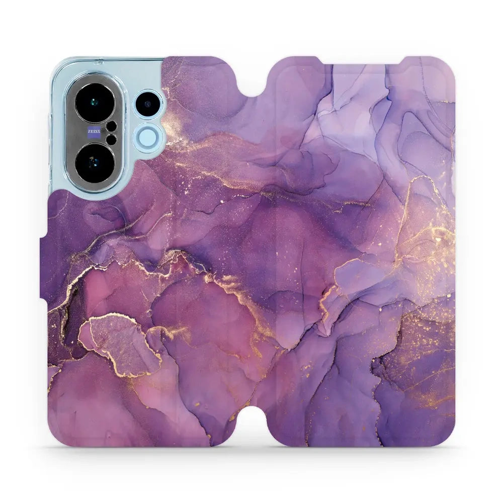 Handyhülle mit klappe für Vivo X200 FE, Mobiwear Book, Violett