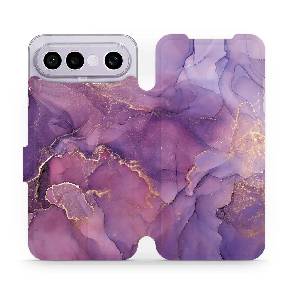 Handyhülle mit klappe für Vivo X300 FE, Mobiwear Book, Violett